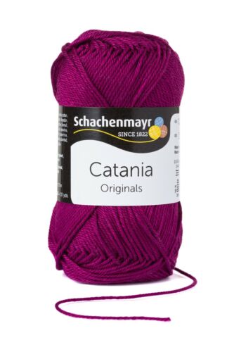 Schachenmayr Catania Wolle - 100% Baumwolle (0128-Fuchsia)