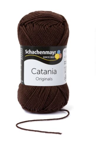 Schachenmayr Catania Wolle - 100% Baumwolle (0162-Kaffee)