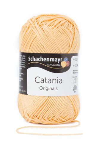 Schachenmayr Catania Wolle - 100% Baumwolle (0206-Honig)