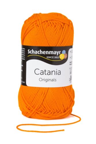Schachenmayr Catania Wolle - 100% Baumwolle (0281-Orange)
