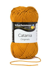 Schachenmayr Catania Wolle - 100% Baumwolle (0383-Zimt)