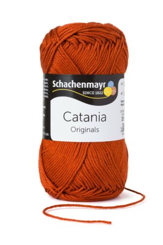 Schachenmayr Catania Wolle - 100% Baumwolle (0388-Terracotta)