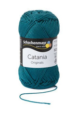 Schachenmayr Catania Wolle - 100% Baumwolle (0391-Petrol)