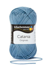 Schachenmayr Catania Wolle - 100% Baumwolle (0421-Denim)