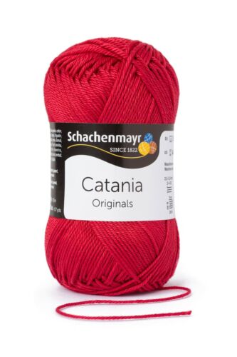 Schachenmayr Catania Wolle - 100% Baumwolle (0424-Kirsche)