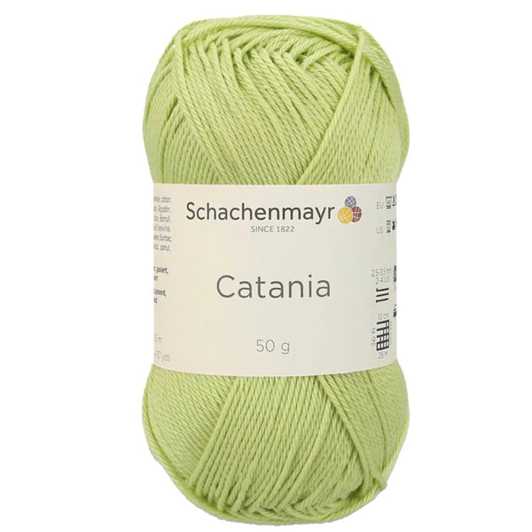 Schachenmayr Catania Wolle - 100% Baumwolle (0392-Gelbgrün)