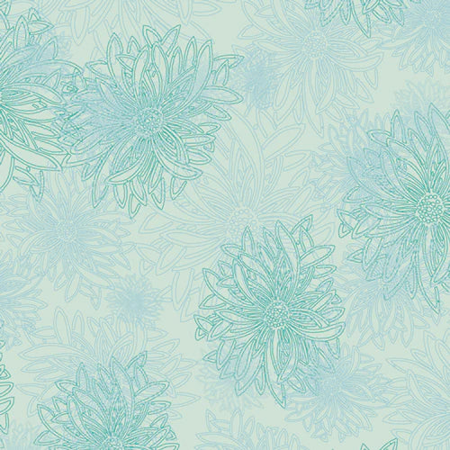 "Floral Elements" - Icy Blue (FE-519)