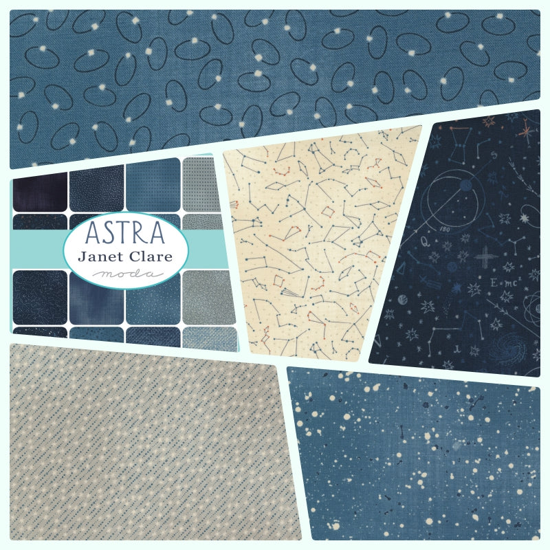 Astra - Fat Quarter Paket - Armstrong (Blau)