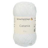 Schachenmayr Catania Wolle - 100% Baumwolle (0106-Weiss)